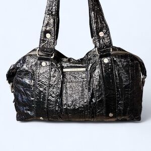 Y2K Grunge Black Hobo Shoulder Bag by Matt & Nat!